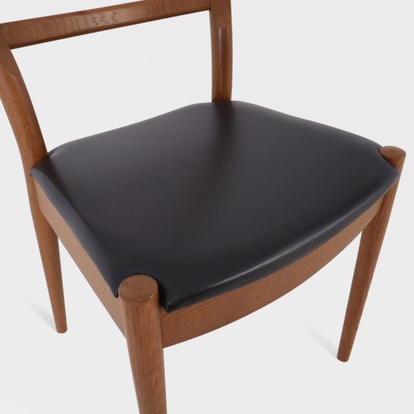 Vintage Ikea "Stockholm" Spisestuestoler i eik & skinn - Bilde 11