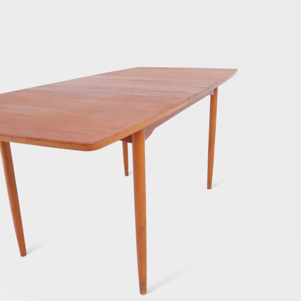 Vintage Spisebord i Teak | 2 Ileggsplater - Bilde 10