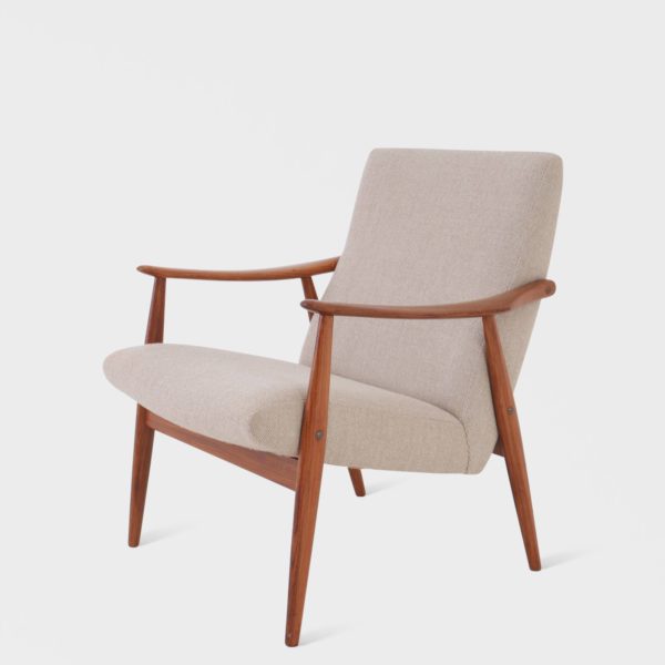 Vintage Lenestol i Teak | Nyomtrukket