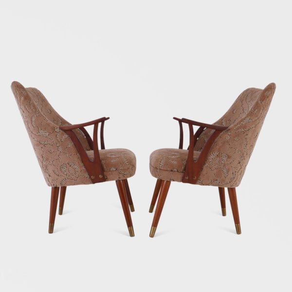 Vintage Lenestoler I velur - Bilde 4