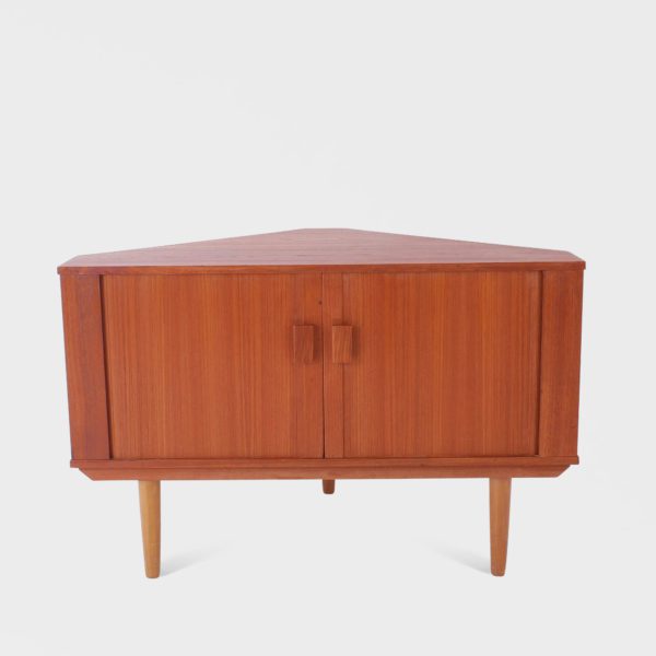 Vintage Barskap med Sjalusidører | Teak - Bilde 2