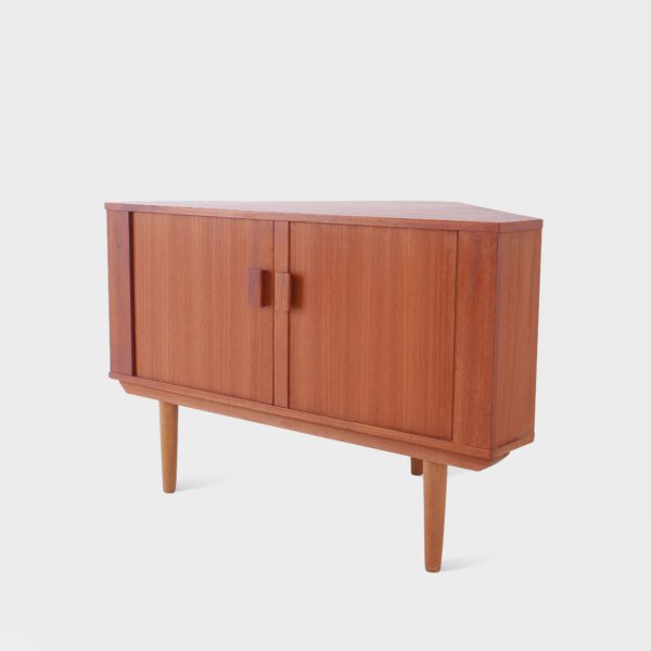 Vintage Barskap med Sjalusidører | Teak - Bilde 3