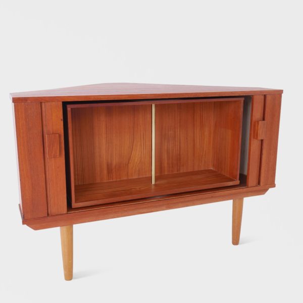 Vintage Barskap med Sjalusidører | Teak - Bilde 5