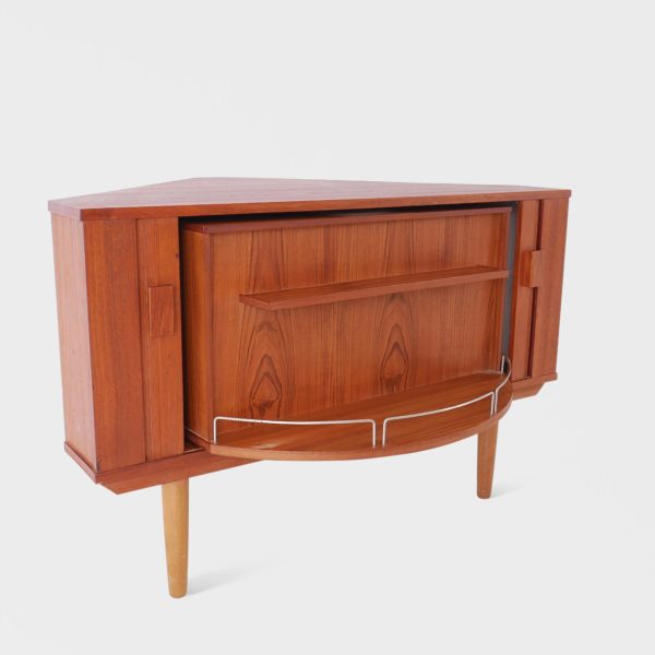 Vintage Barskap med Sjalusidører | Teak - Bilde 7
