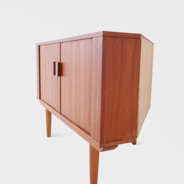 Vintage Barskap med Sjalusidører | Teak - Bilde 9