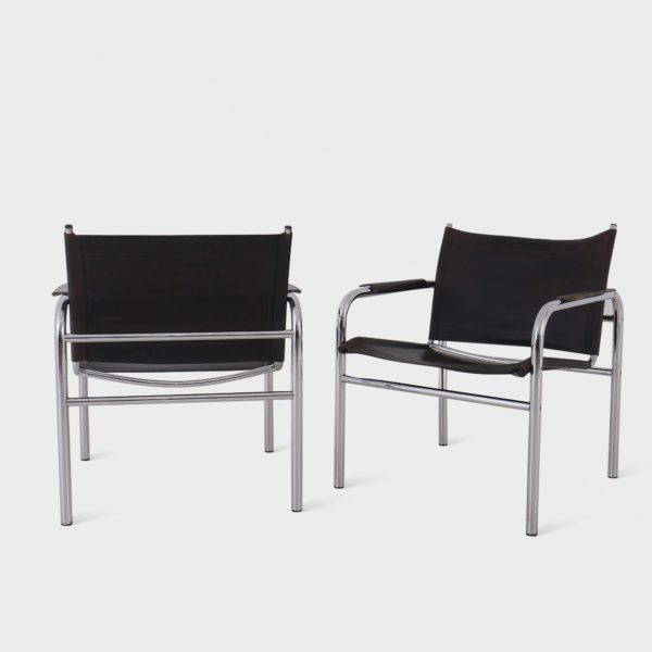 “Klinte” Lenestol av Tord Bjørklund for Ikea | Sort Skinn - Bilde 2