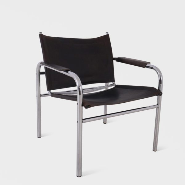 “Klinte” Lenestol av Tord Bjørklund for Ikea | Sort Skinn - Bilde 5