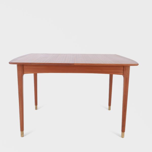 Vintage spisebord i teak | 2 ileggsplater - Bilde 2