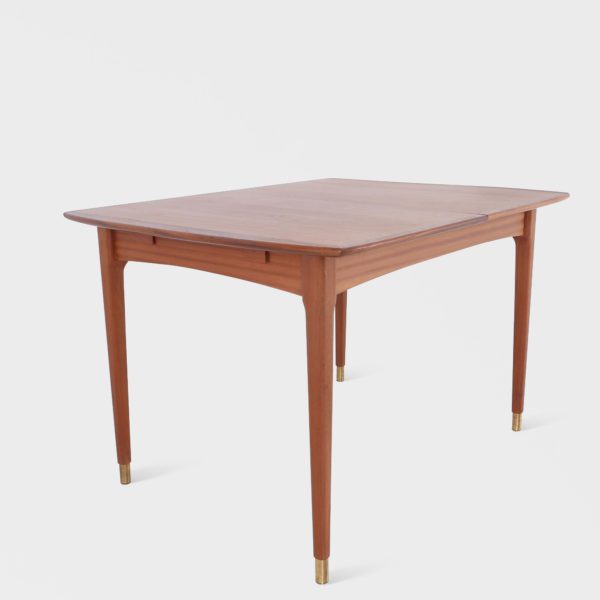 Vintage spisebord i teak | 2 ileggsplater - Bilde 3