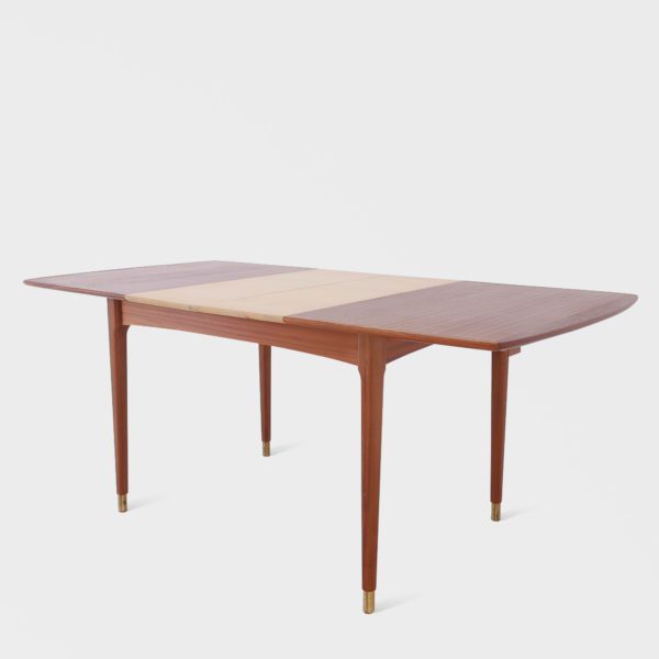 Vintage spisebord i teak | 2 ileggsplater - Bilde 7