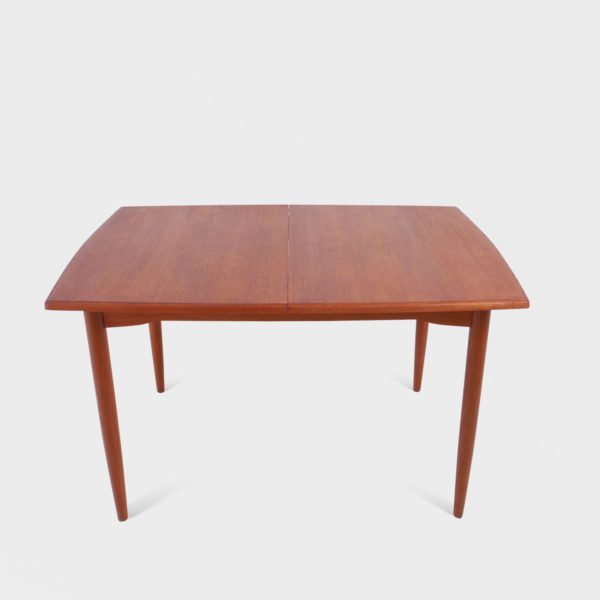 Vintage Spisebord i Teak | 2 Ileggsplater