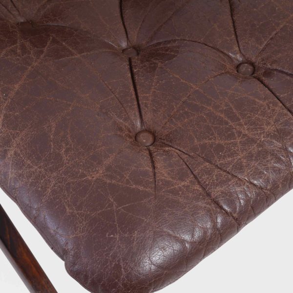 “Uno” Lenestoler Designet av Per Leiv Øie Produsert av Ekornes | Brunt Skinn - Bilde 12