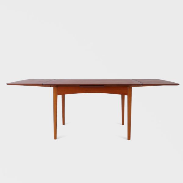 Vintage Spisebord med Hollandsk Uttrekk i Teak | 222 cm