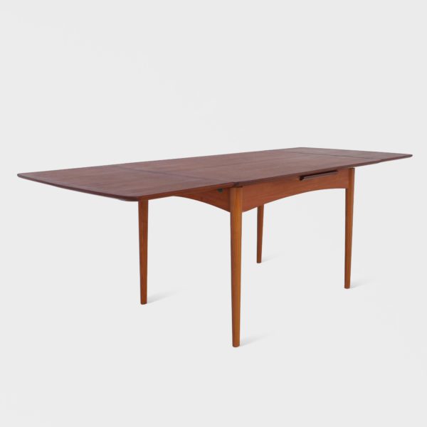 Vintage Spisebord med Hollandsk Uttrekk i Teak | 222 cm - Bilde 6