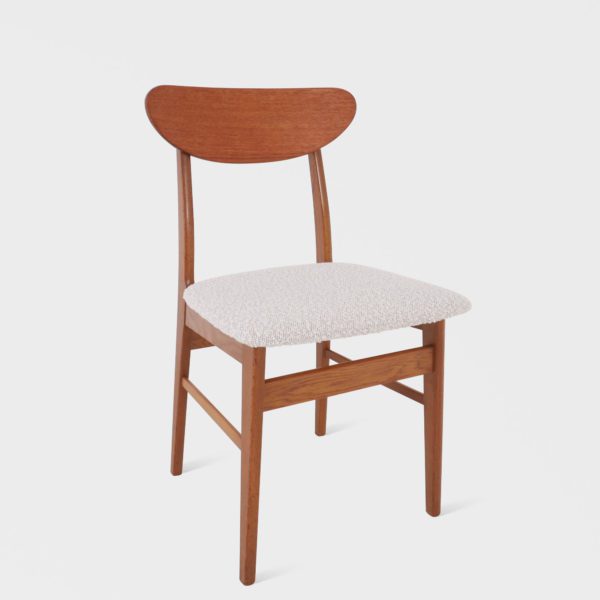Vintage Spisestuestoler | Nyomtrukket i lys boucle - Bilde 2