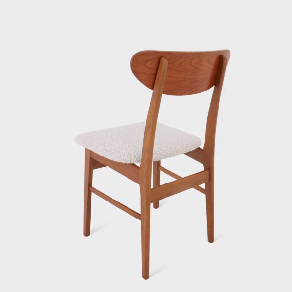 Vintage Spisestuestoler | Nyomtrukket i lys boucle - Bilde 6