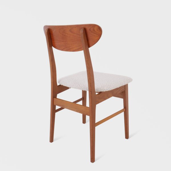 Vintage Spisestuestoler | Nyomtrukket i lys boucle - Bilde 8