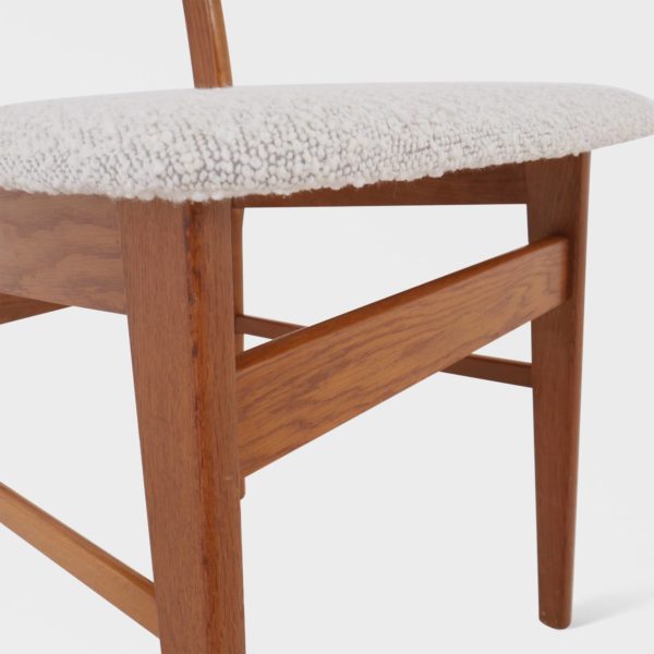 Vintage Spisestuestoler | Nyomtrukket i lys boucle - Bilde 12