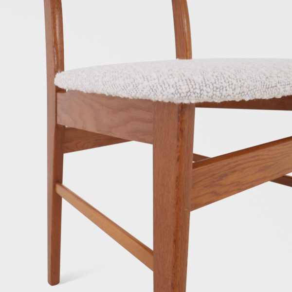 Vintage Spisestuestoler | Nyomtrukket i lys boucle - Bilde 13