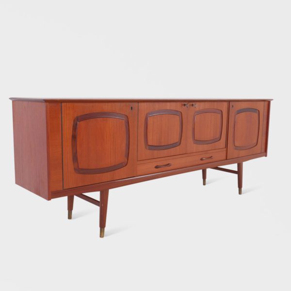 Vintage Skjenk i Teak | 207 cm - Bilde 3