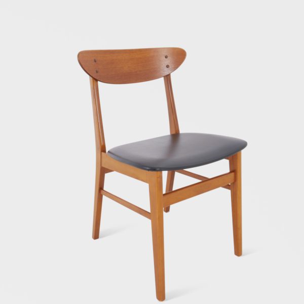 "Modell 210" Spisestuestoler fra Danske Farstrup, Lisensprodusert av Stokke | Teak - Bilde 4