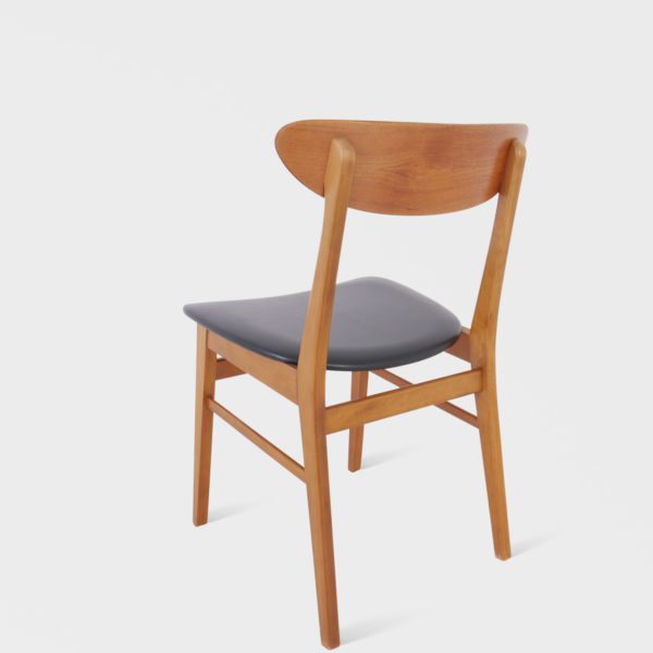 "Modell 210" Spisestuestoler fra Danske Farstrup, Lisensprodusert av Stokke | Teak - Bilde 8