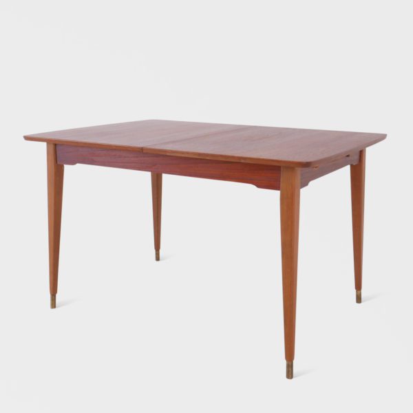 Vintage Spisebord i Teak | 2 Ileggsplater - Bilde 3