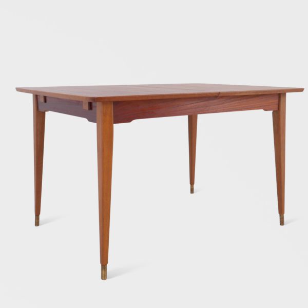 Vintage Spisebord i Teak | 2 Ileggsplater - Bilde 4