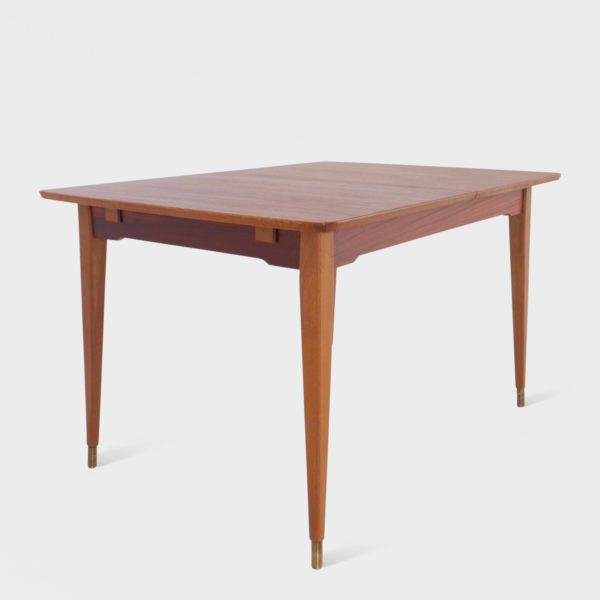 Vintage Spisebord i Teak | 2 Ileggsplater - Bilde 5