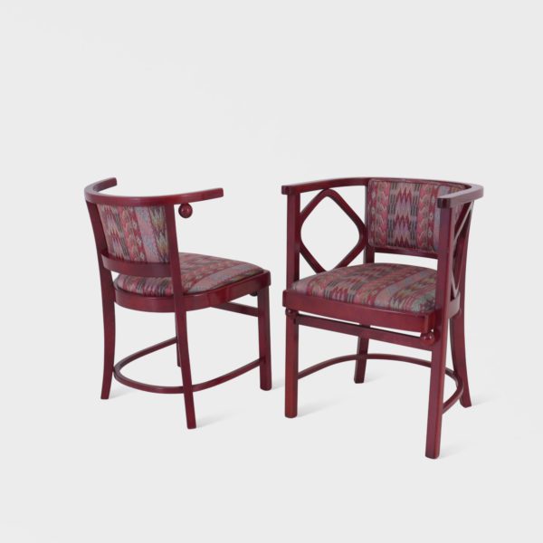 "Fledermaus" Bord og Stoler attribuert til Josef Hoffmann - Bilde 3