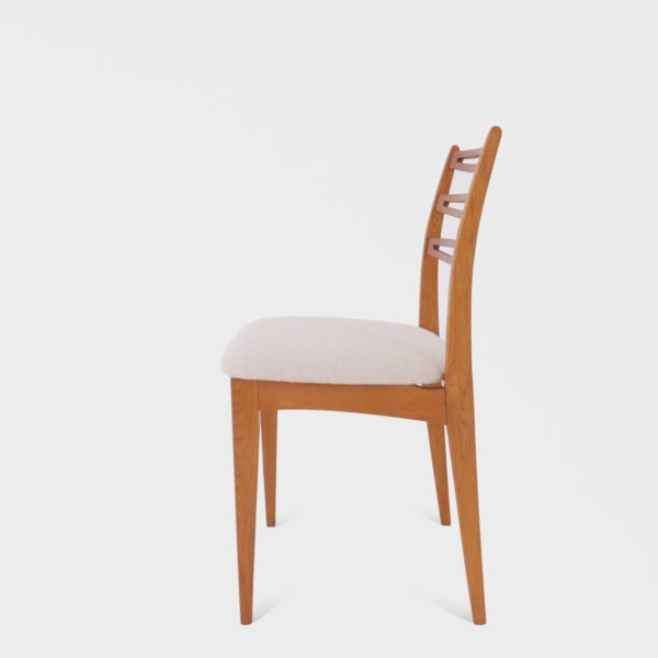 “Jan” Spisestuestoler Designet av Fredrik Kayser for Viken Møbelfabrikk | Nyomtrukket - Bilde 5