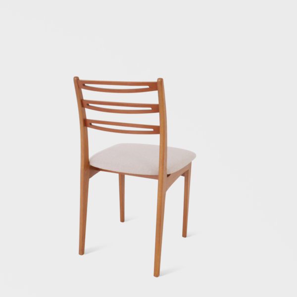 “Jan” Spisestuestoler Designet av Fredrik Kayser for Viken Møbelfabrikk | Nyomtrukket - Bilde 8
