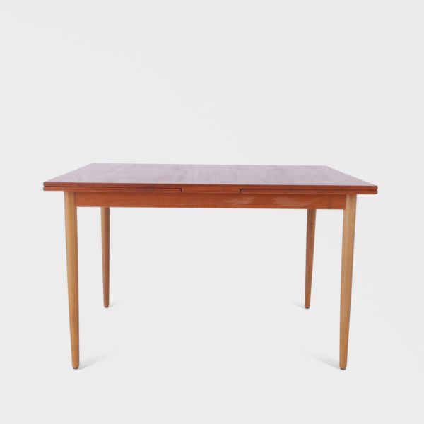 Vintage Spisebord med Hollandsk Uttrekk | Teak - Bilde 2