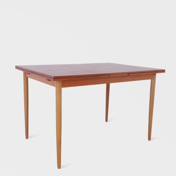 Vintage Spisebord med Hollandsk Uttrekk | Teak - Bilde 3