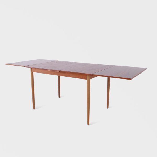 Vintage Spisebord med Hollandsk Uttrekk | Teak - Bilde 5
