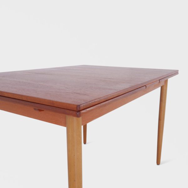 Vintage Spisebord med Hollandsk Uttrekk | Teak - Bilde 12