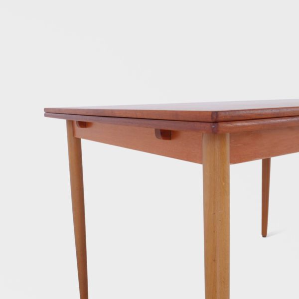 Vintage Spisebord med Hollandsk Uttrekk | Teak - Bilde 13