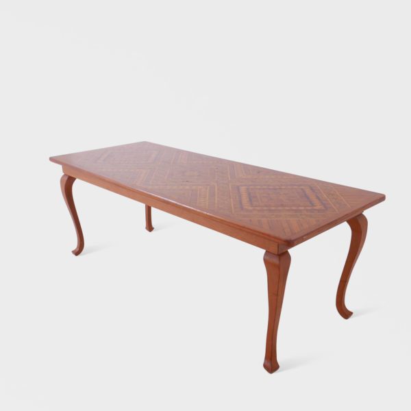 Vintage Salongbord med Intarsia | Folk Art - Bilde 3
