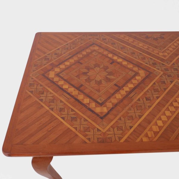 Vintage Salongbord med Intarsia | Folk Art - Bilde 6