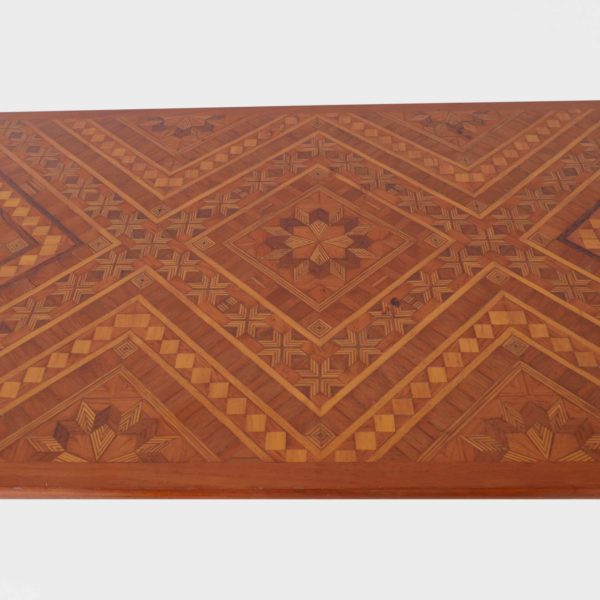 Vintage Salongbord med Intarsia | Folk Art - Bilde 7