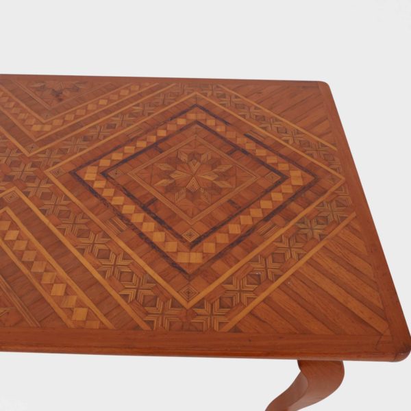 Vintage Salongbord med Intarsia | Folk Art - Bilde 8