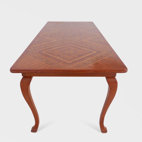 Vintage Salongbord med Intarsia | Folk Art - Bilde 9