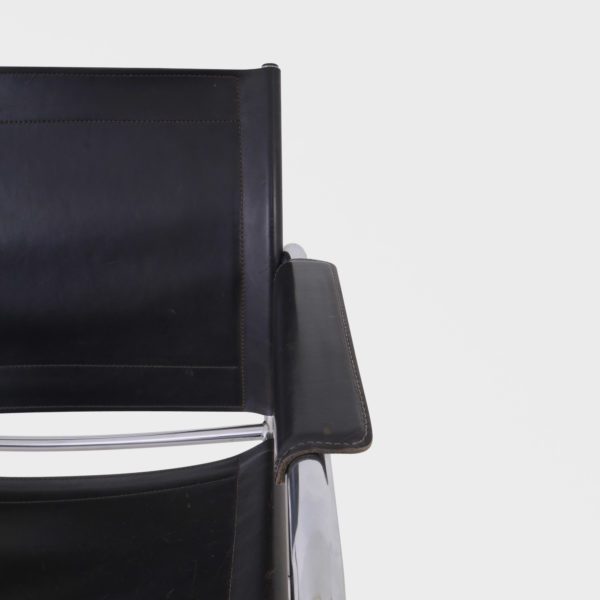 “Klinte” Lenestoler av Tord Bjørklund for Ikea | Sort Skinn - Bilde 8