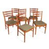 "Della" spisestoler, Vintage IKEA fra 1960-tallet, 6 stk | Teak og Bøk