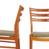 "Della" spisestoler, Vintage IKEA fra 1960-tallet, 6 stk | Teak og Bøk - Image 5