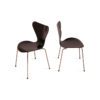 4 stk "Syveren3107" Stol av Arne Jacobsen for Fritz Hansen | Sort - Image 4