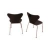 4 stk "Syveren3107" Stol av Arne Jacobsen for Fritz Hansen | Sort - Image 5