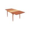 Spisebord med 2 Ileggsplater | Teak - Image 3