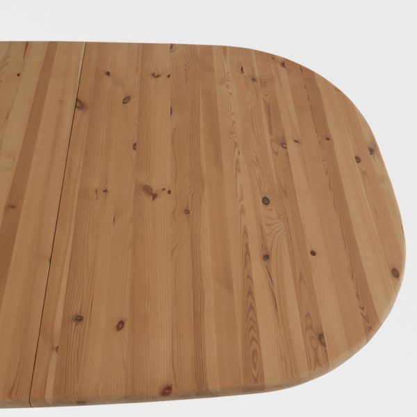 Vintage Ovalt Spisebord | Furu - Image 10