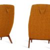 2 stk "Kansas" Lenestol av Hustadnes Møbler | Gul Boucle - Image 6
